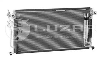 LRAC1100 LUZAR Радиатор кондиционера Lancer 1.3/1.6/2.0 (03-) АКПП,МКПП с ресивером (LRAC 1100) Luzar